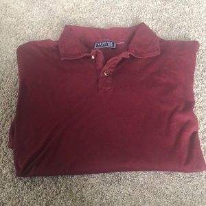 Vintage Versace long sleeve shirt- maroon color